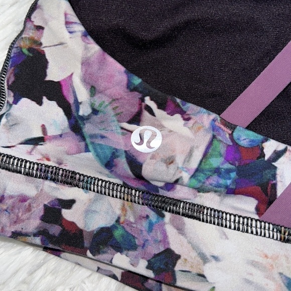 🔥$SALE$🔥 Lululemon Energy Bra Utopia Multi / Vintage Plum - Picture 3 of 4